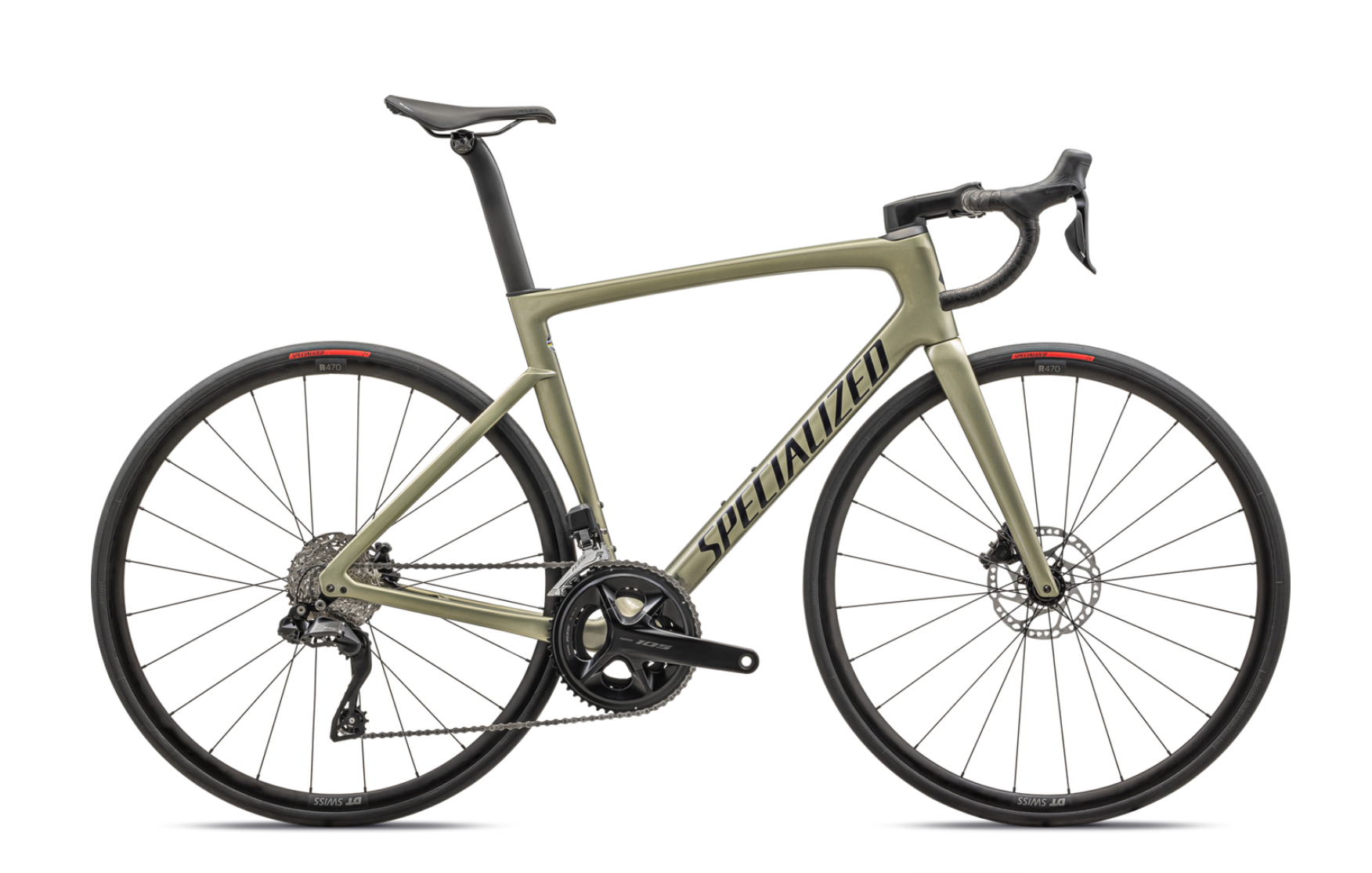 Product Image for Specialized Tarmac SL7 Comp - Shimano 105 Di2 - 24-växlad, Gloss Metallic Spruce/Metallic Midnight Shadow, Ramstorlek: 54