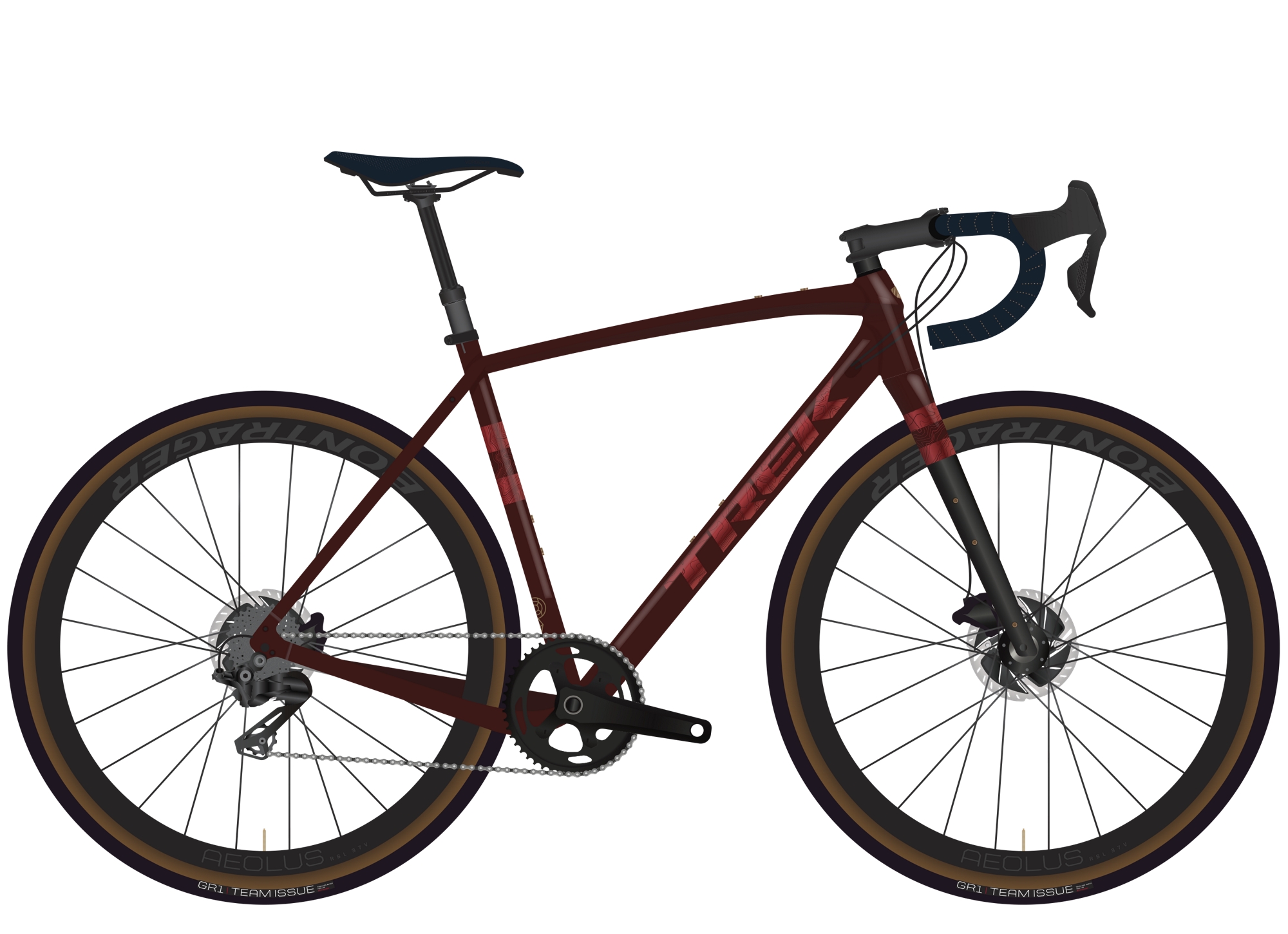 Product Image for Trek Checkpoint ALR 5 Driftless, Satin Cobra Blood, Ramstorlek: 54