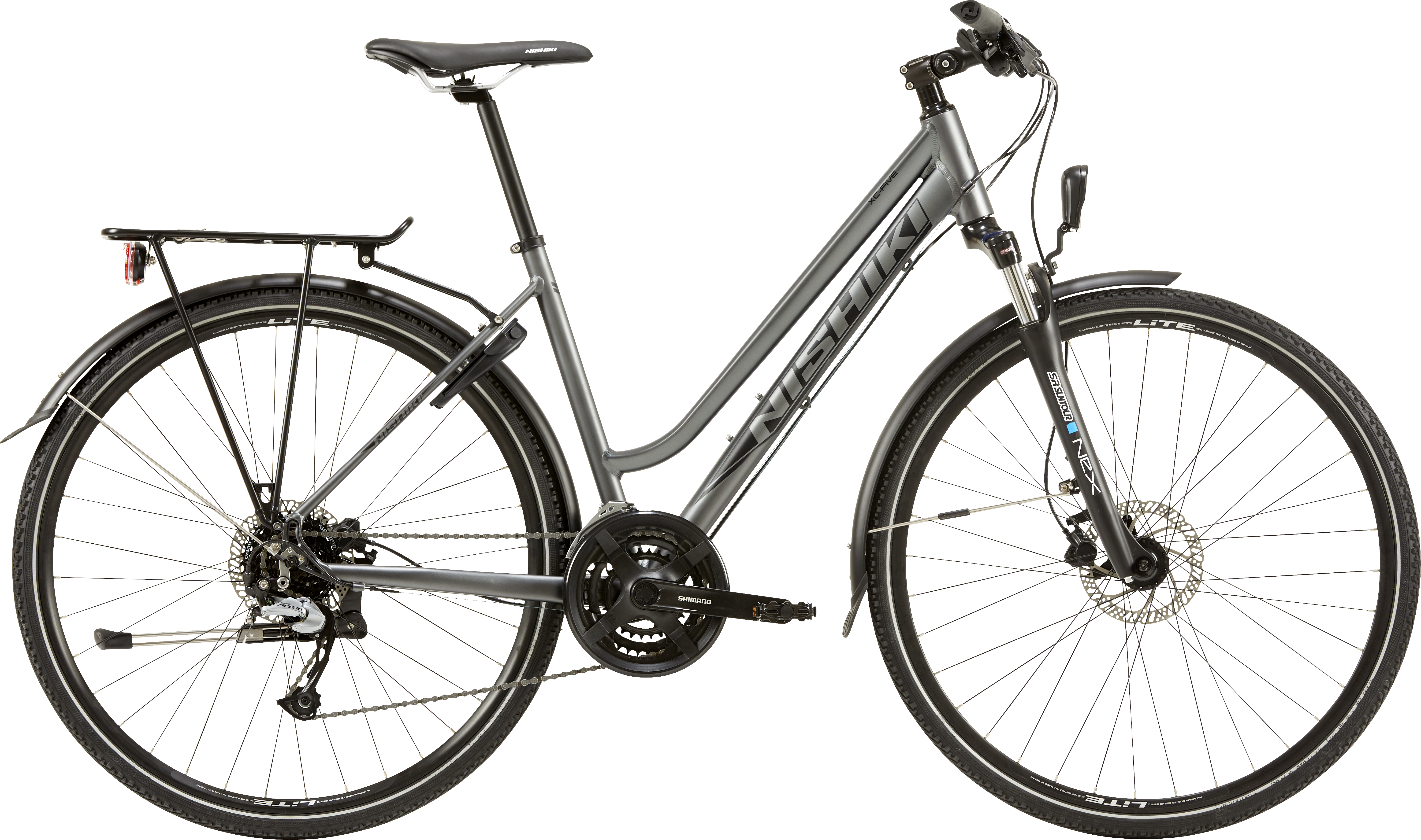 Product Image for Nishiki XC Five Dam - 16-växlad, Lavagrå, Ramstorlek: 21