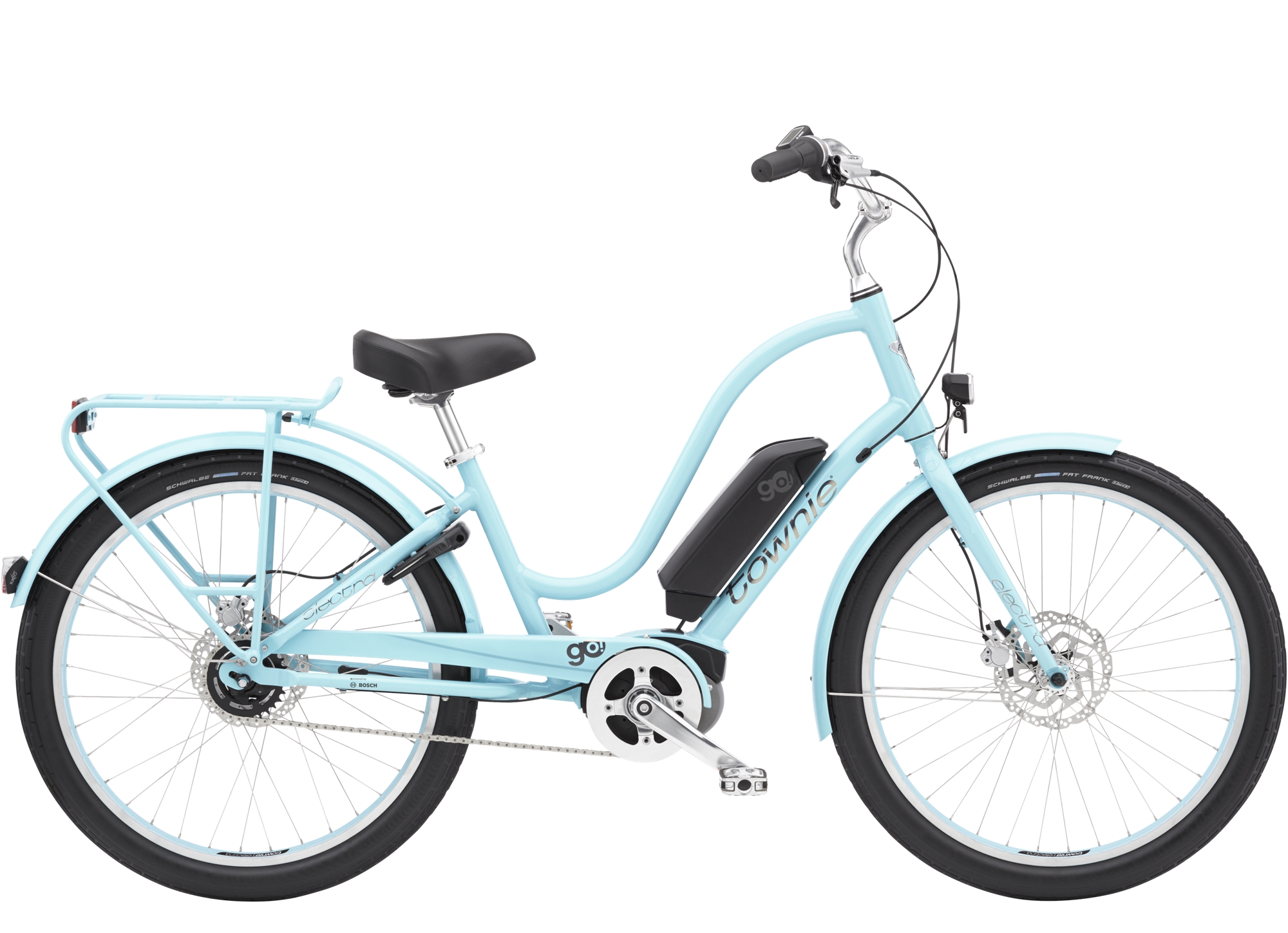 Product Image for Electra Townie Go! 5i EQ Step-Thru - Elcykel - 5-växlad, Glacier Blue, Ramstorlek: 26