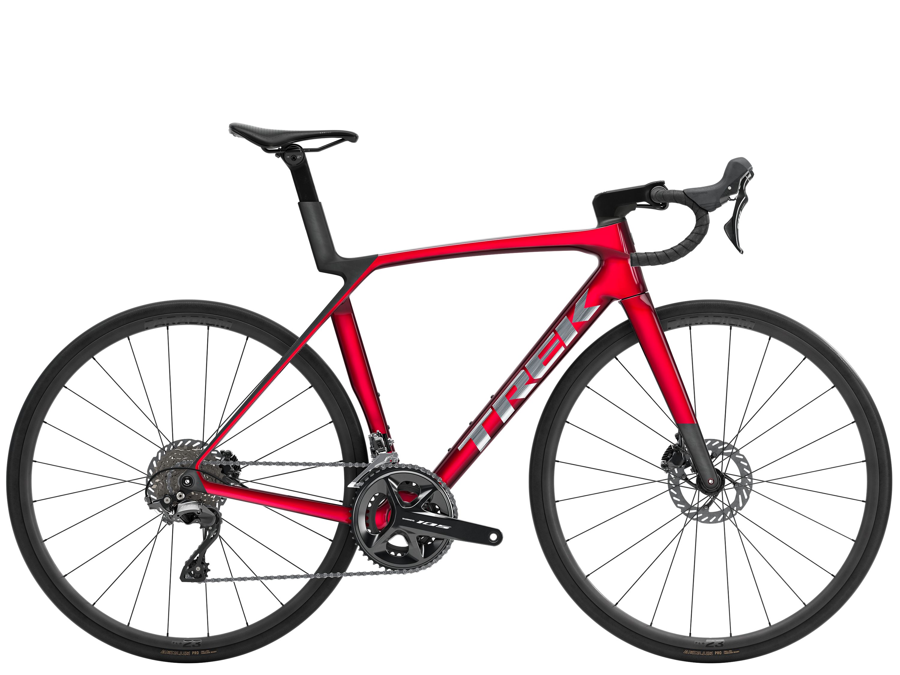 Product Image for Trek Madone SL 5 Gen 8 - 24-växlad, Gloss Fury Red/Matte Deep Smoke, Ramstorlek: L