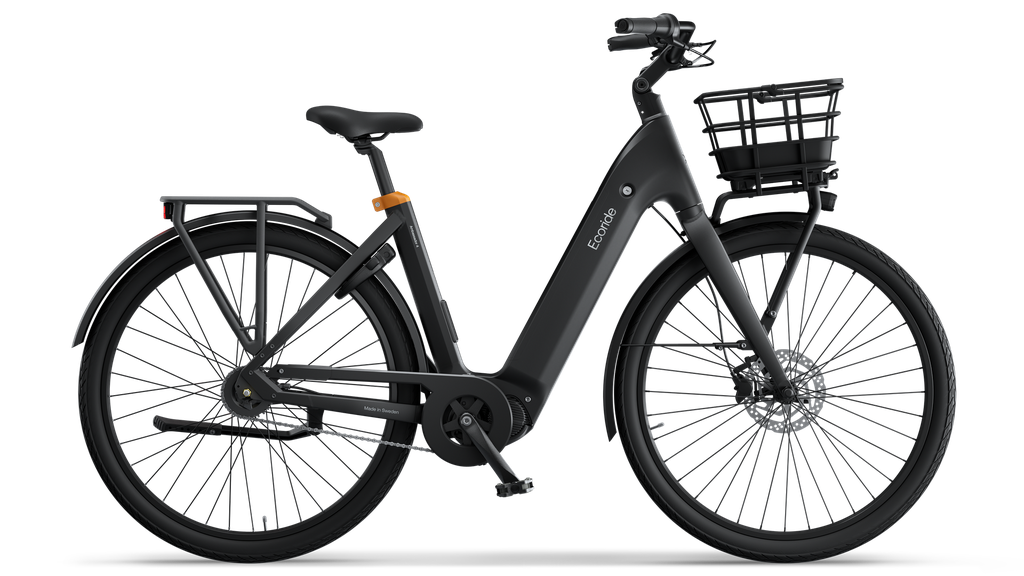 Product Image for Ecoride Ambassador 4 Mittmotor kedja fotbroms - Elcykel - 5-växlad, Svart, Ramstorlek: XL