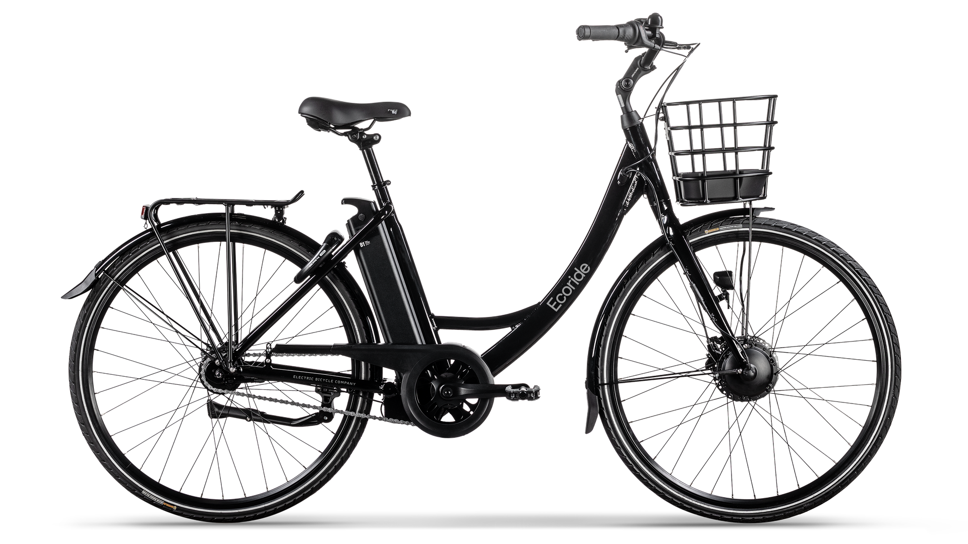 Product Image for Ecoride Ambassador 3 Navmotor kedja fotbroms - Elcykel - 7-växlad, Svart, Ramstorlek: Onesize
