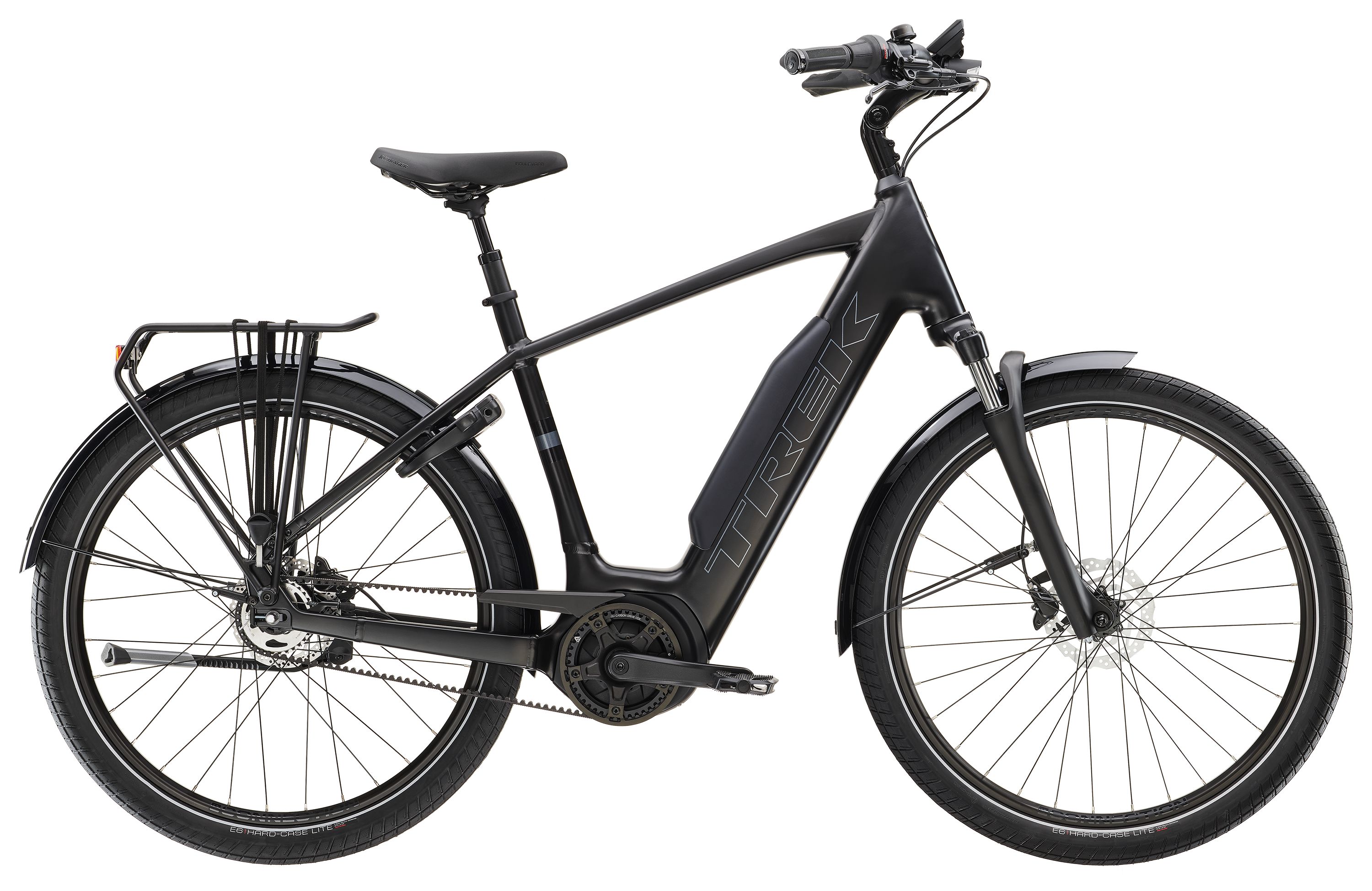 Product Image for Trek District+ 4 800Wh - Elcykel - 5-växlad, Trek Black Satin, Ramstorlek: XXL
