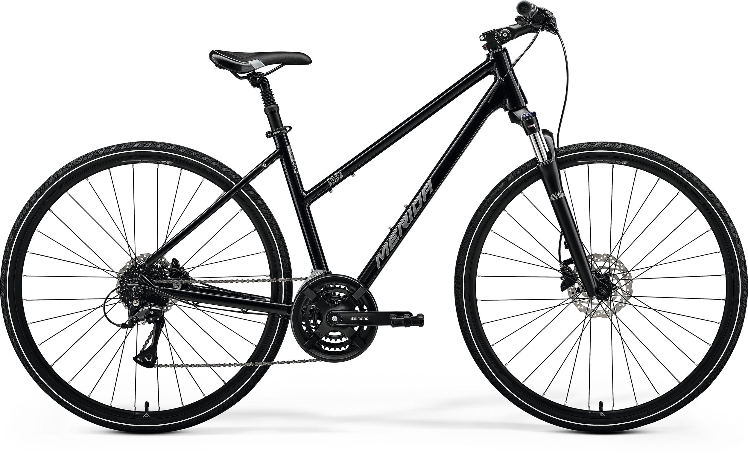 Product Image for Merida Crossway 20 Dam - 24-växlad, black/silver, Ramstorlek: XXS