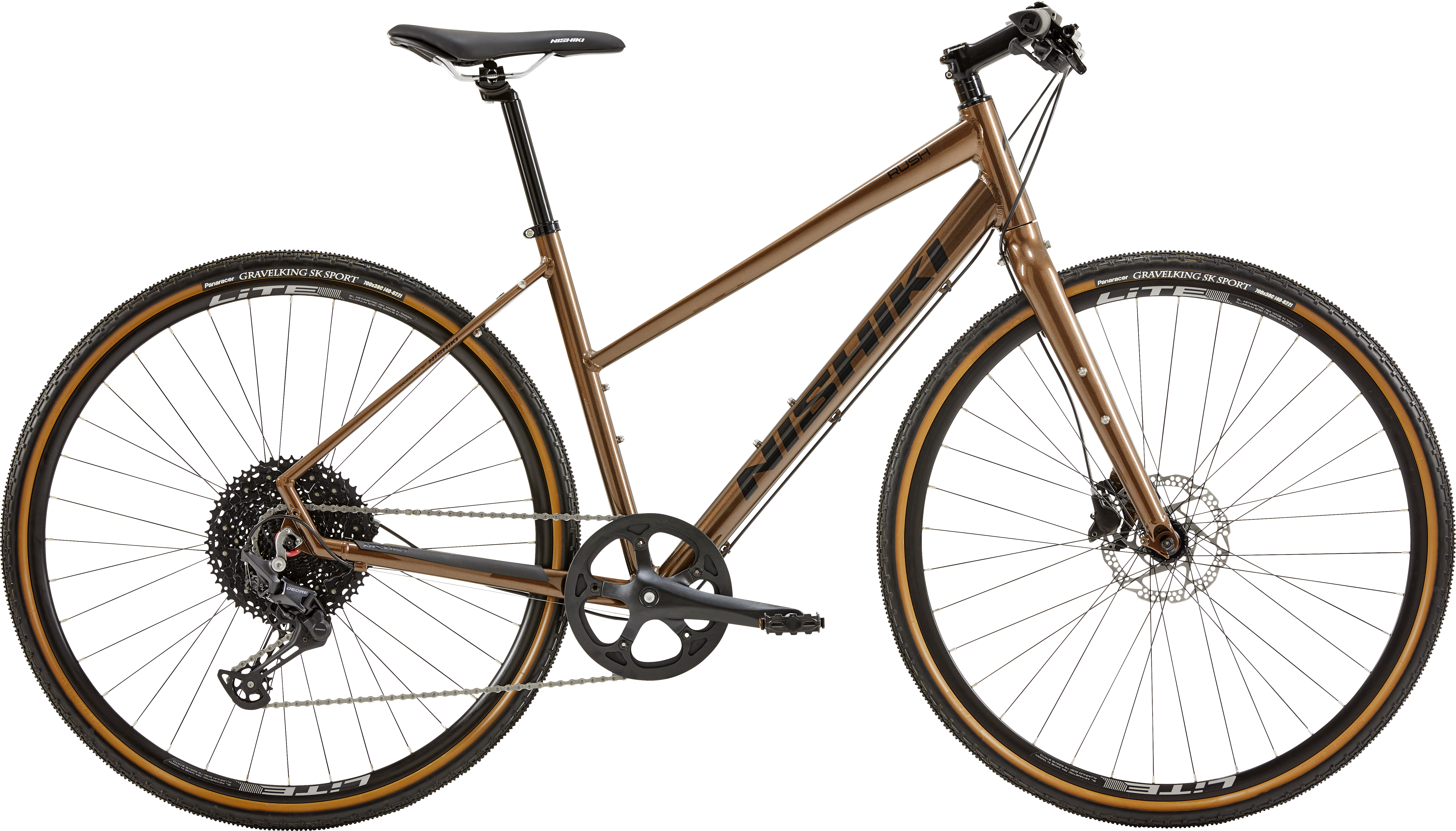 Product Image for Nishiki Rush Dam - 12-växlad, Valnötsbrun, Ramstorlek: 19