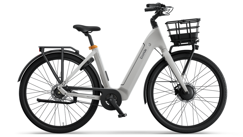 Product Image for Ecoride Ambassador 4 Navmotor remdrift skivbroms - Elcykel - 5-växlad, Vit, Ramstorlek: M/L