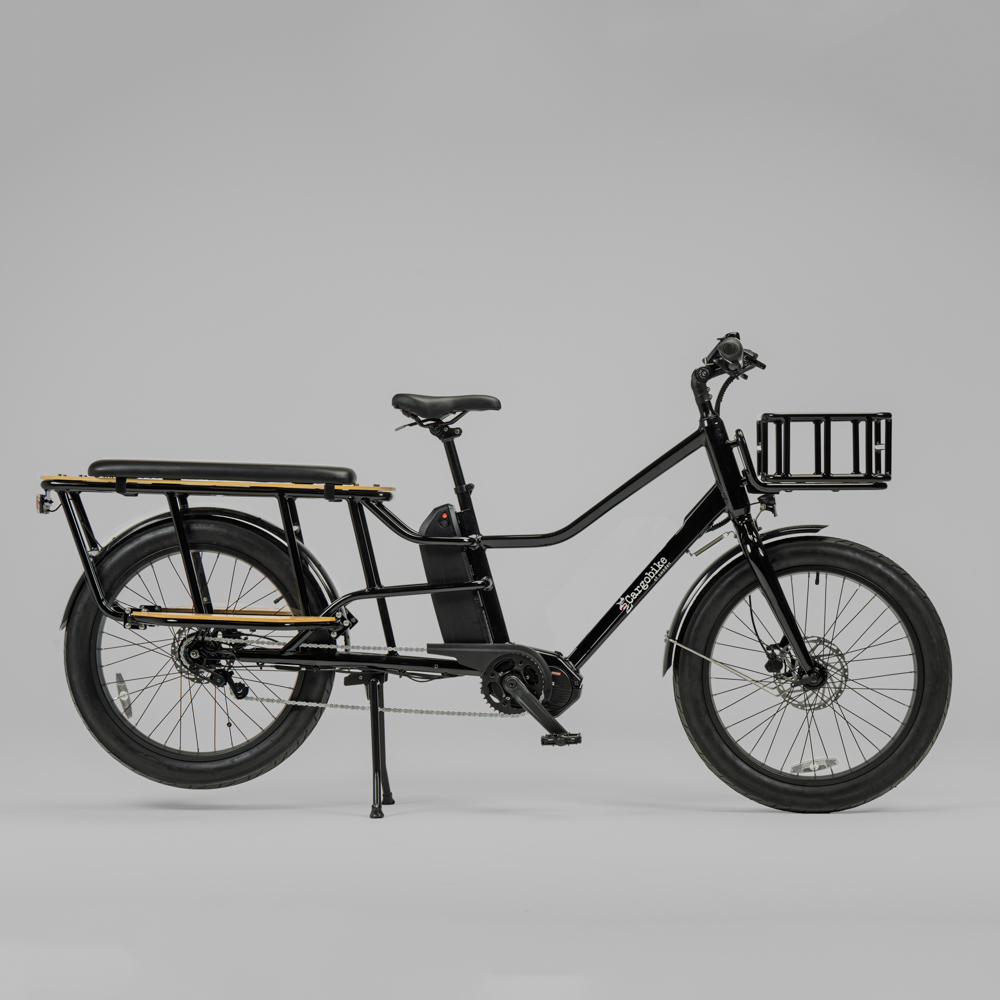 Product Image for Cargobike Longtail Varia - 7-växlad, Svart, Ramstorlek: Onesize