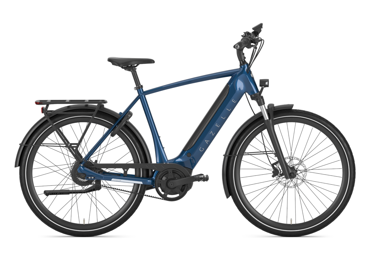 Product Image for Gazelle Ultimate C380 HMB 500Wh High-Step - Steglösa-växlad, Mallard blue, Ramstorlek: 61
