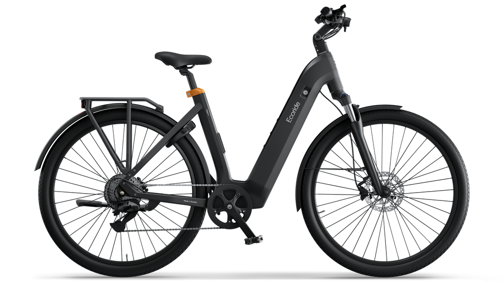 Product Image for Ecoride Tripper 4 Hybrid navmotor skivbroms - 9-växlad, Svart, Ramstorlek: S