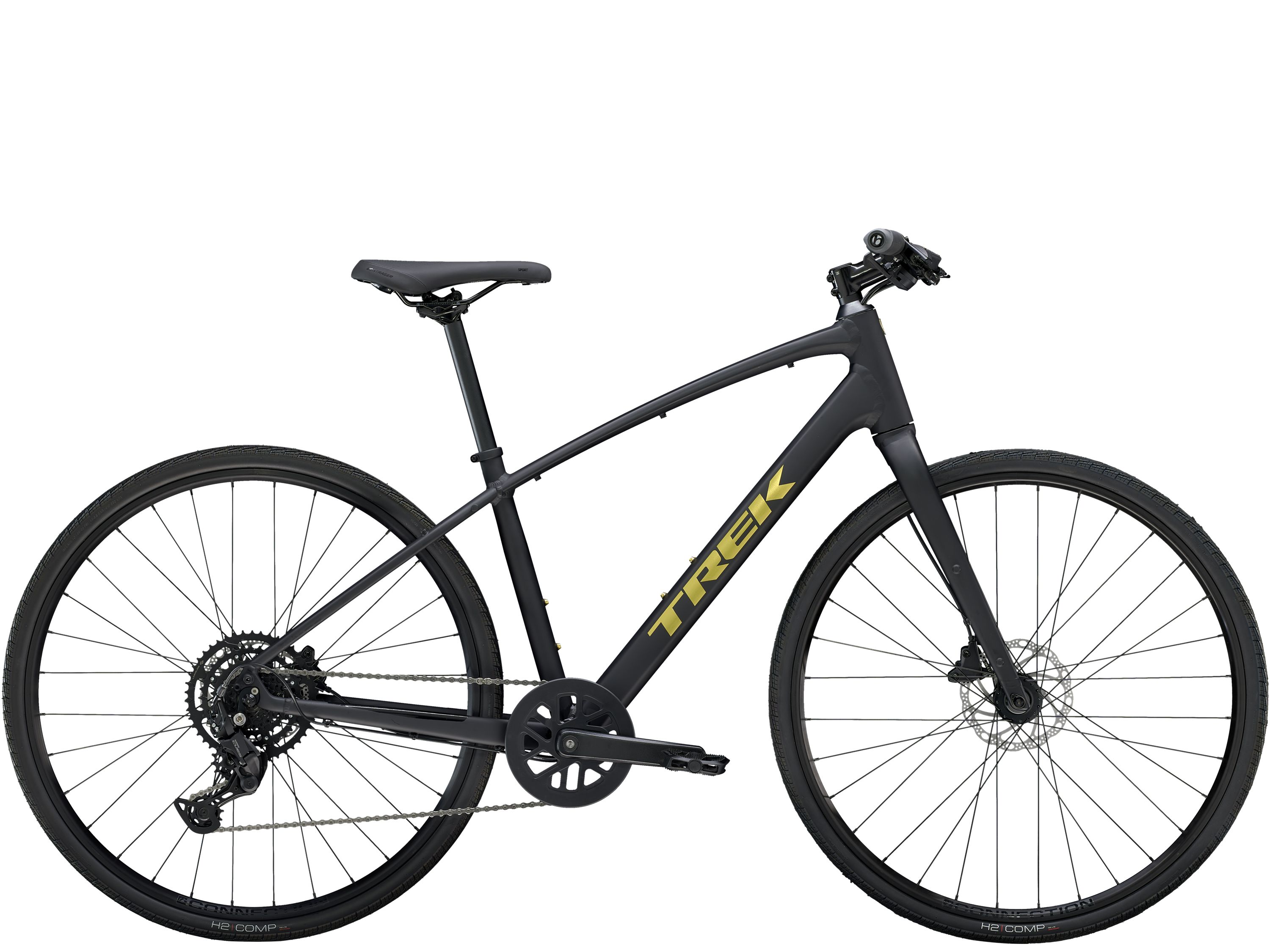 Product Image for Trek FX 2 Gen 4 - 9-växlad, Matte Trek Black, Ramstorlek: XS