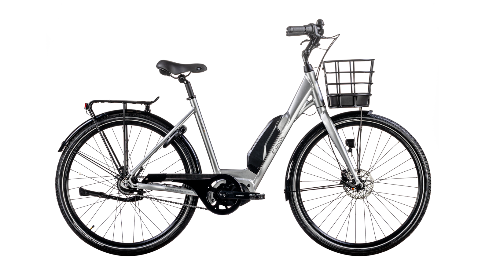 Product Image for Ecoride Ambassador AXS M-5 E6100 - Elcykel - 5-växlad, Silver, Ramstorlek: Onesize