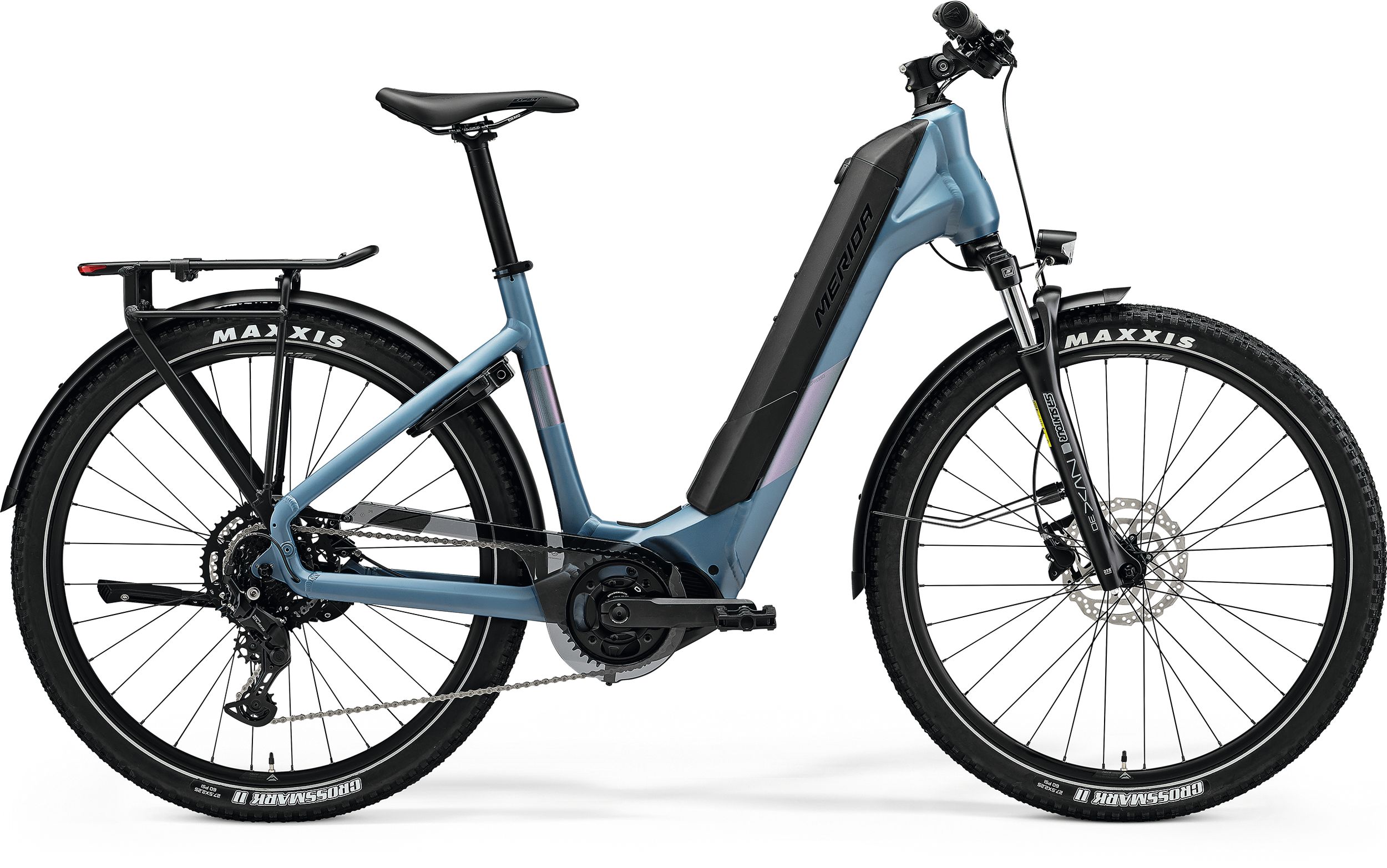 Product Image for Merida eSpresso CC 400 EQ - 9-växlad, Silk Dove Blue/ Blue, Ramstorlek: L