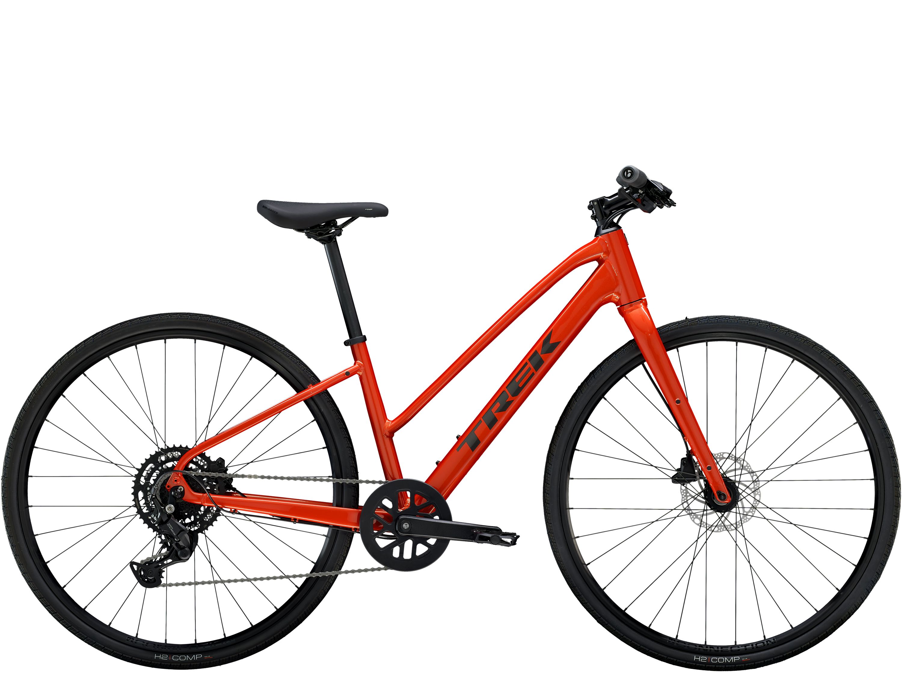 Product Image for Trek FX 2 Midstep Gen 4 - 9-växlad, Lava, Ramstorlek: XL