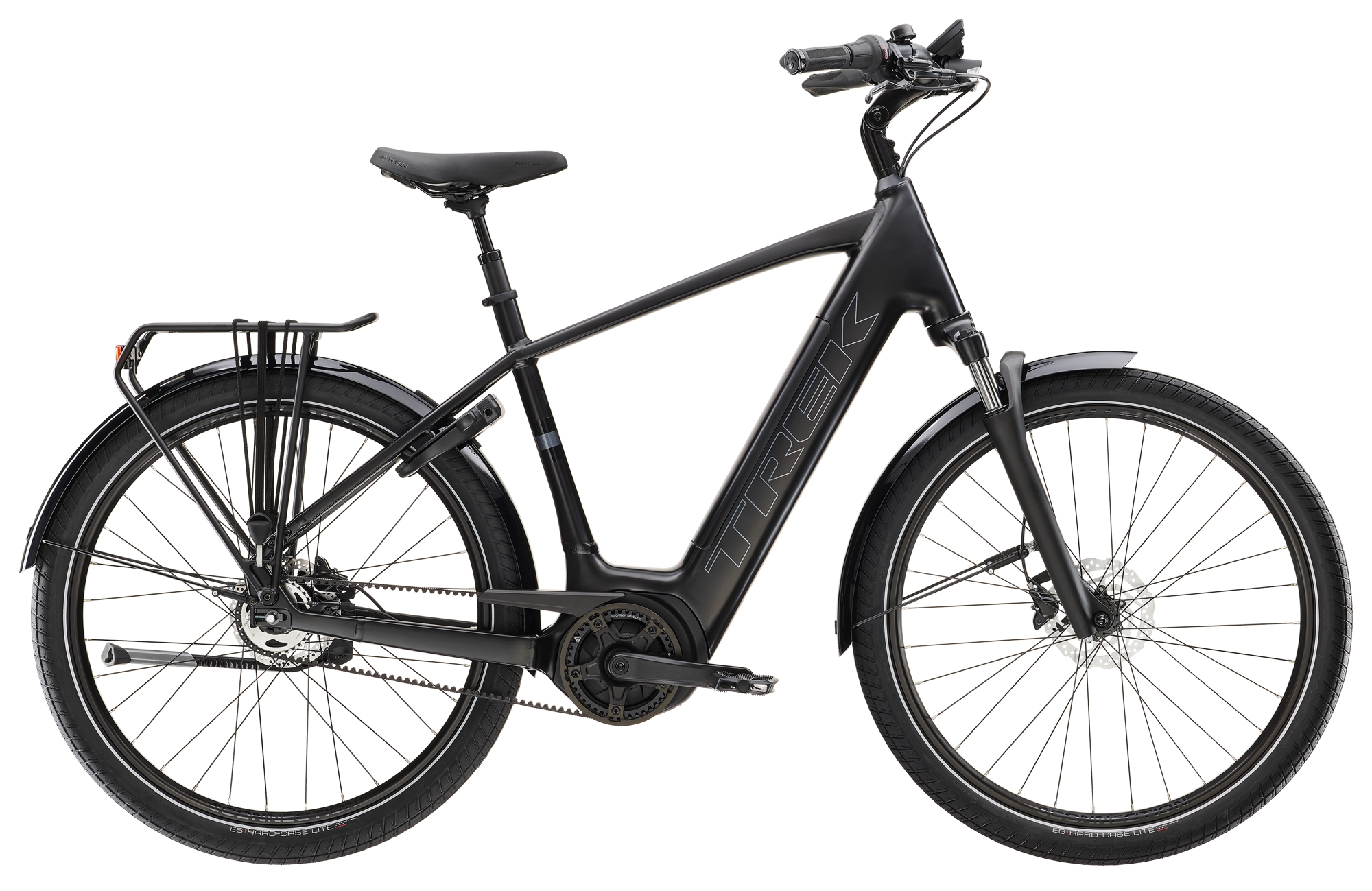 Product Image for Trek District+ 4 400Wh - Elcykel - 5-växlad, Trek Black Satin, Ramstorlek: XL