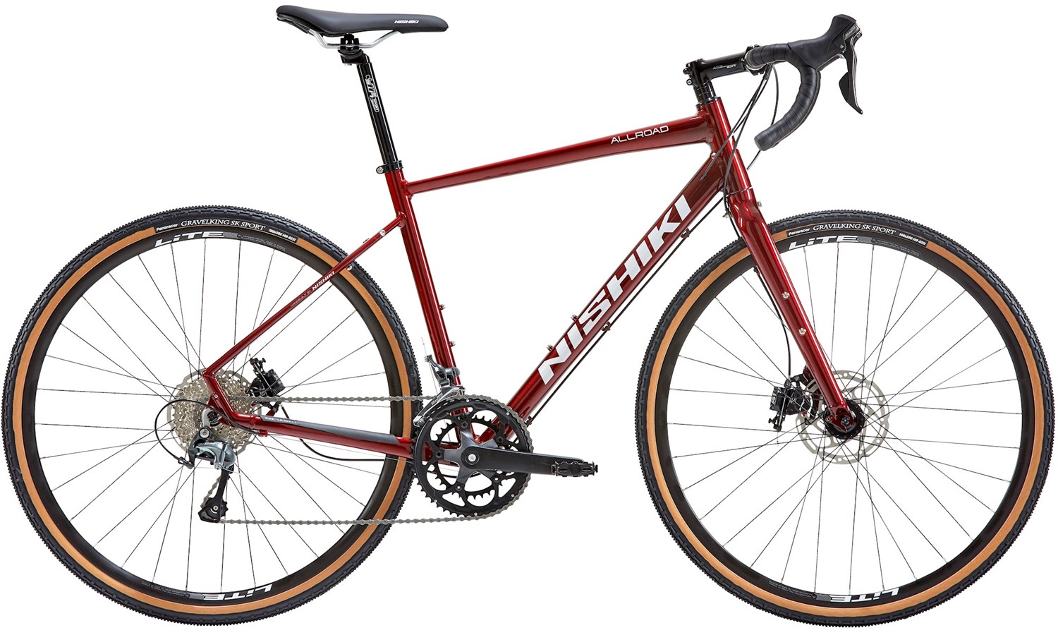 Product Image for Nishiki Allroad - 20-växlad, Mystikröd, Ramstorlek: 24