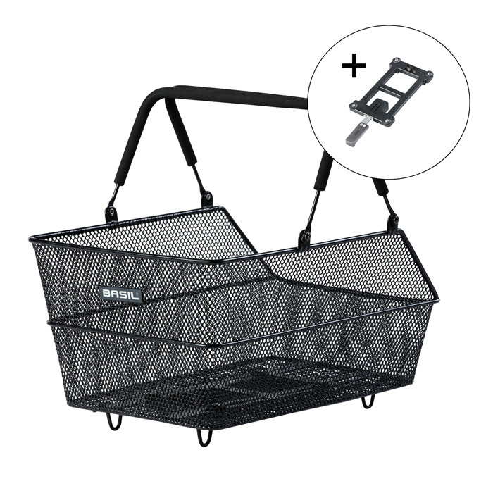 Product Image for Basil Cento Svart MIK cykelkorg