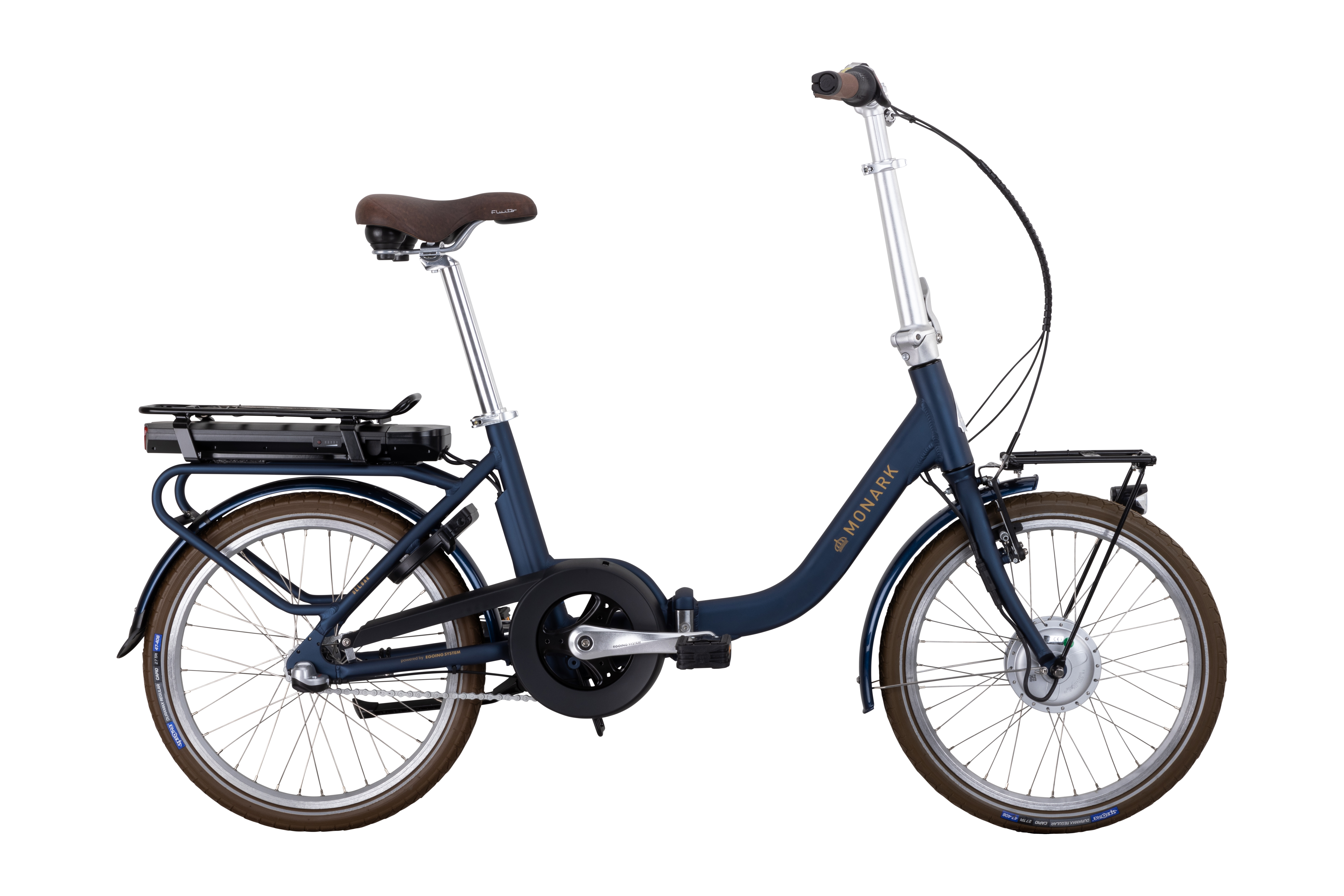 Product Image for Monark Delbar El 3vxl - Elcykel - 3-växlad, Blå Matt, Ramstorlek: 38