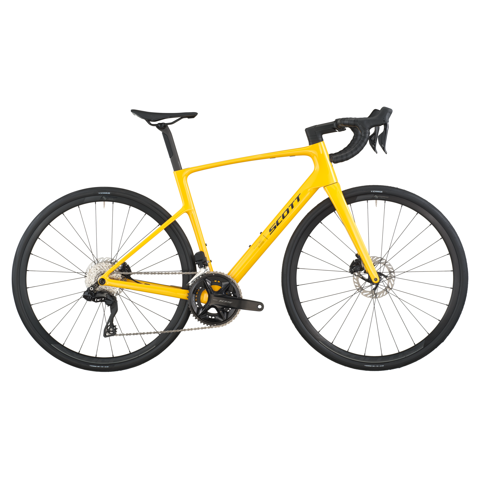 Product Image for Scott Addict 40 - 24-växlad, vivid yellow, Ramstorlek: M