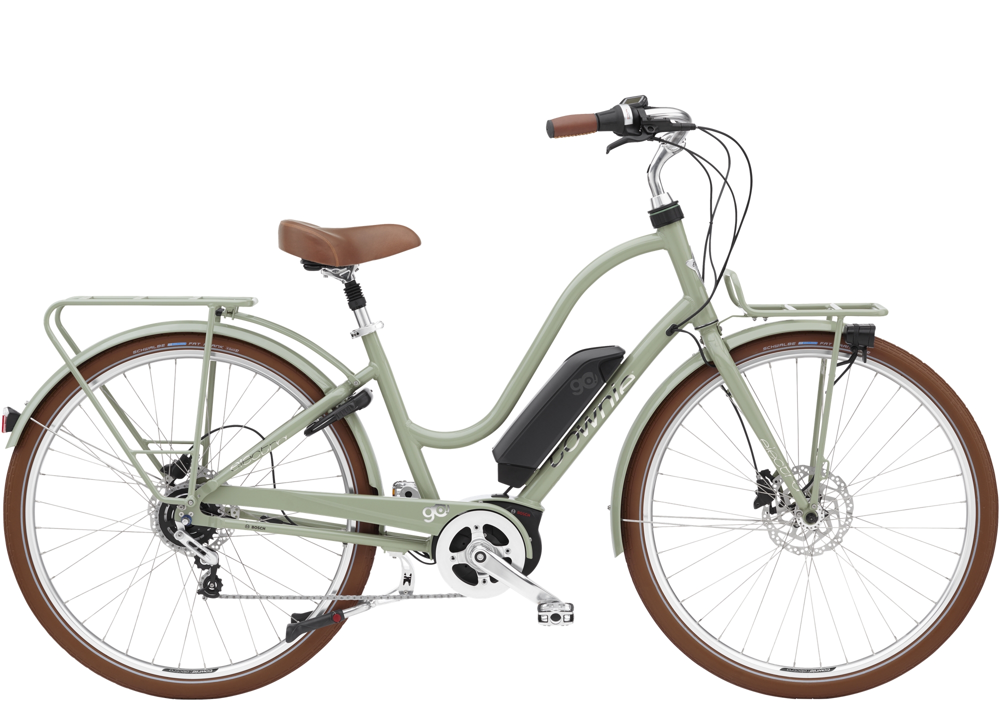 Product Image for Electra Townie Commute Go! 5i EQ Step-Thru - Elcykel - 5-växlad, Green Tea, Ramstorlek: M