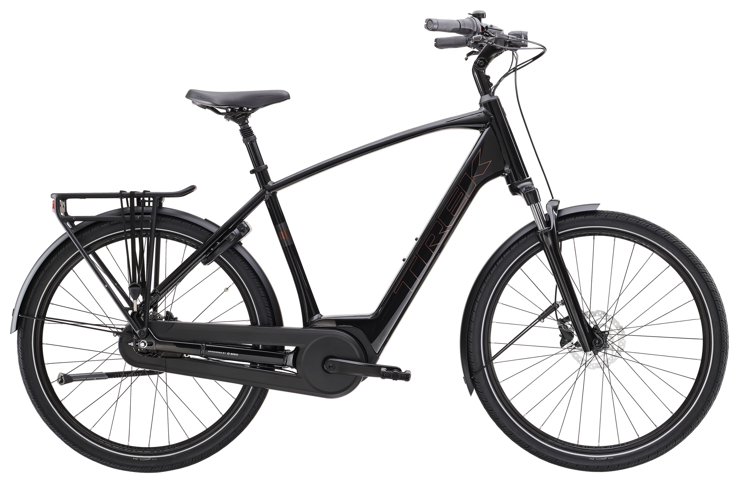 Product Image for Trek District+ 2 - Elcykel - 7-växlad, Trek Black, Ramstorlek: L