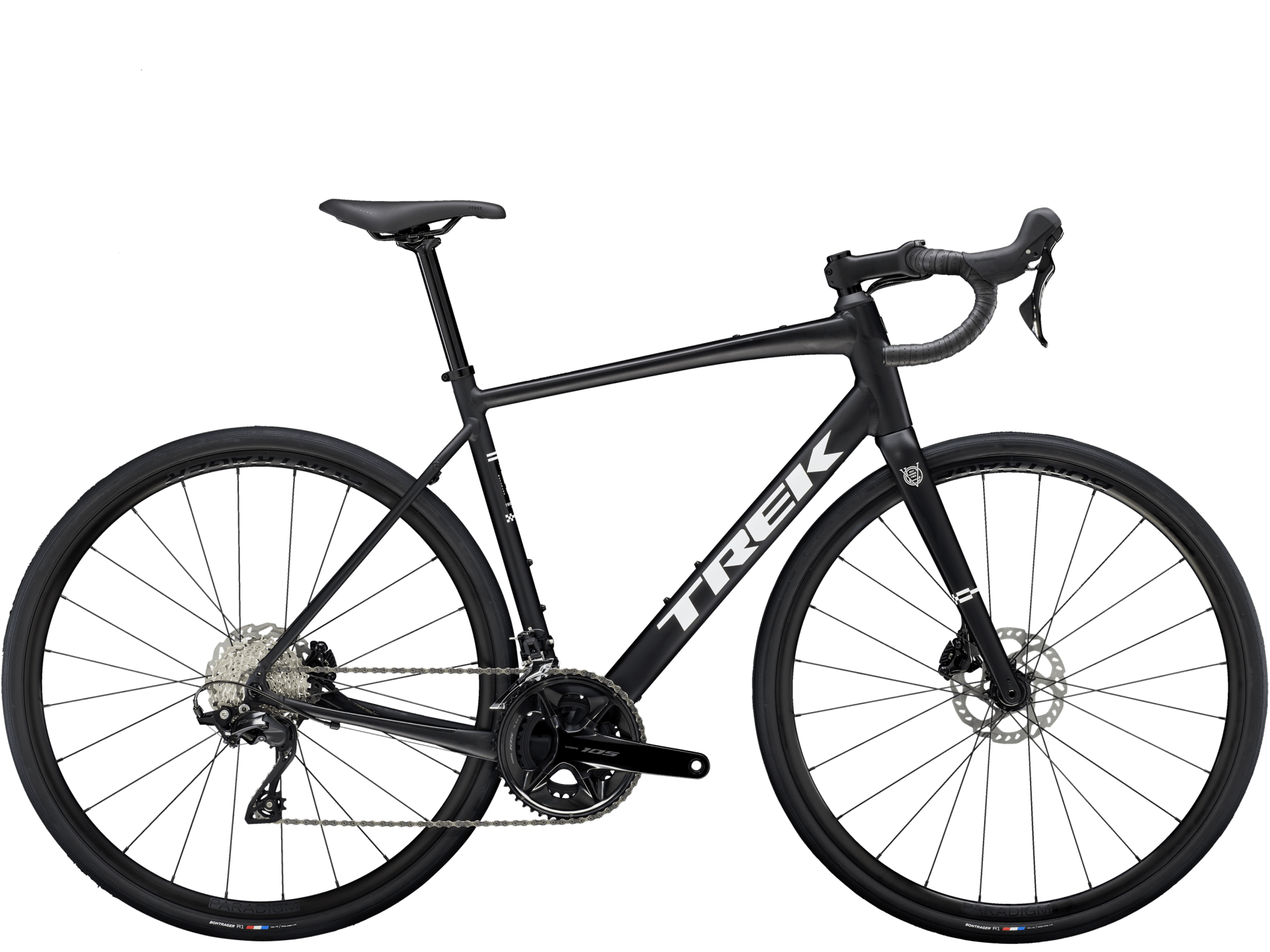 Product Image for Trek Domane AL 5 Gen 4 - 24-växlad, Matte Trek Black, Ramstorlek: 56