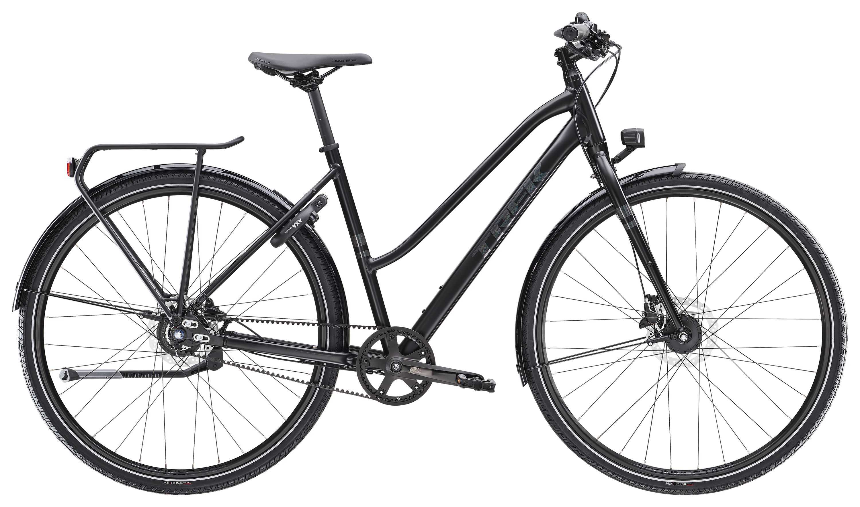 Product Image for Trek District 4 Stagger - 8-växlad, Trek Black Satin, Ramstorlek: L