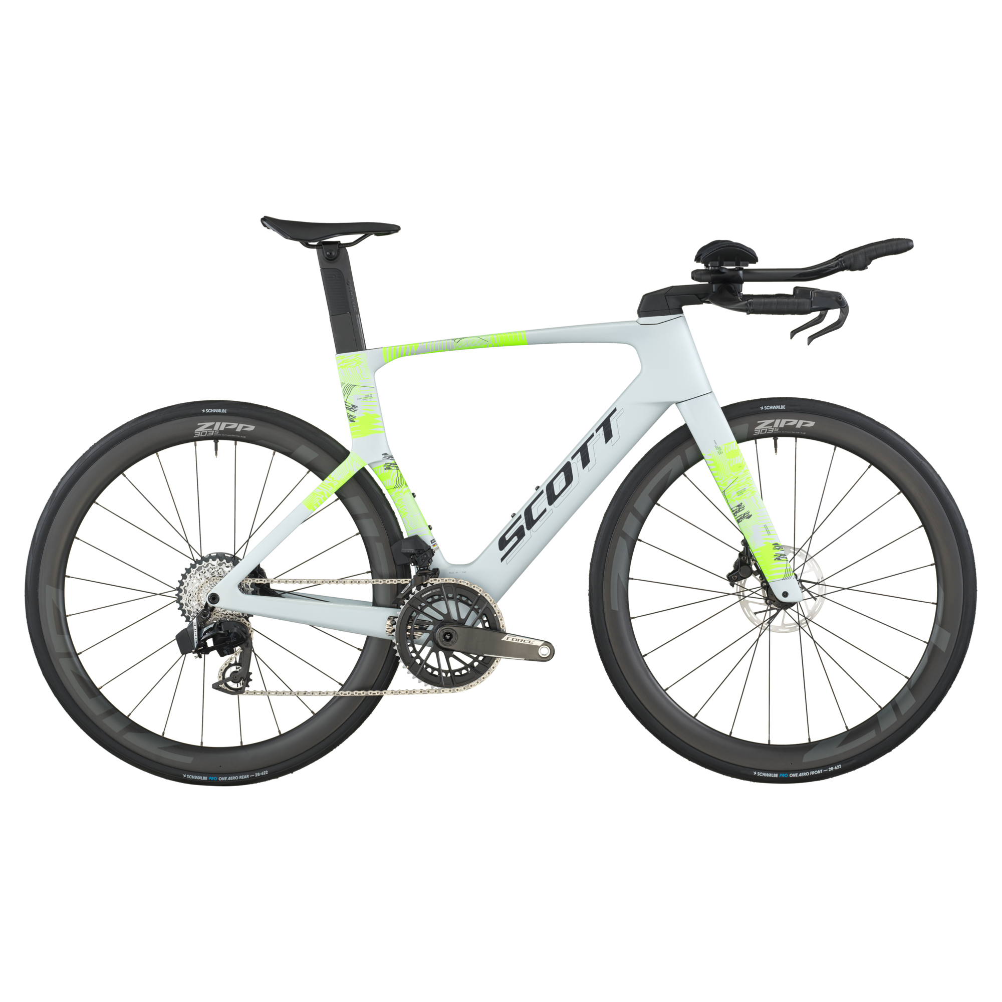 Product Image for Scott Foil RC TRI - 24-växlad, cumulus white, Ramstorlek: XXL