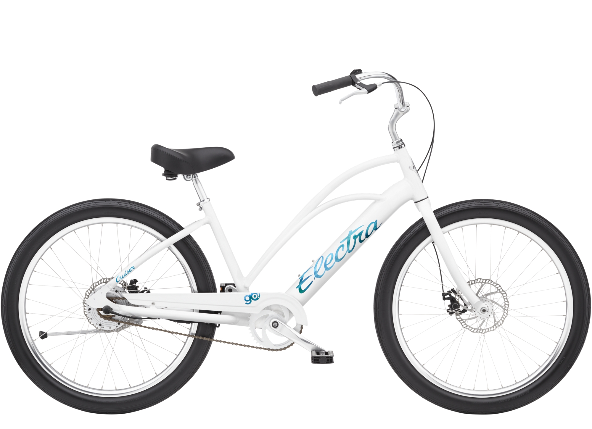 Product Image for Electra Cruiser Go! Step-Thru - Elcykel - 1-växlad, White, Ramstorlek: M
