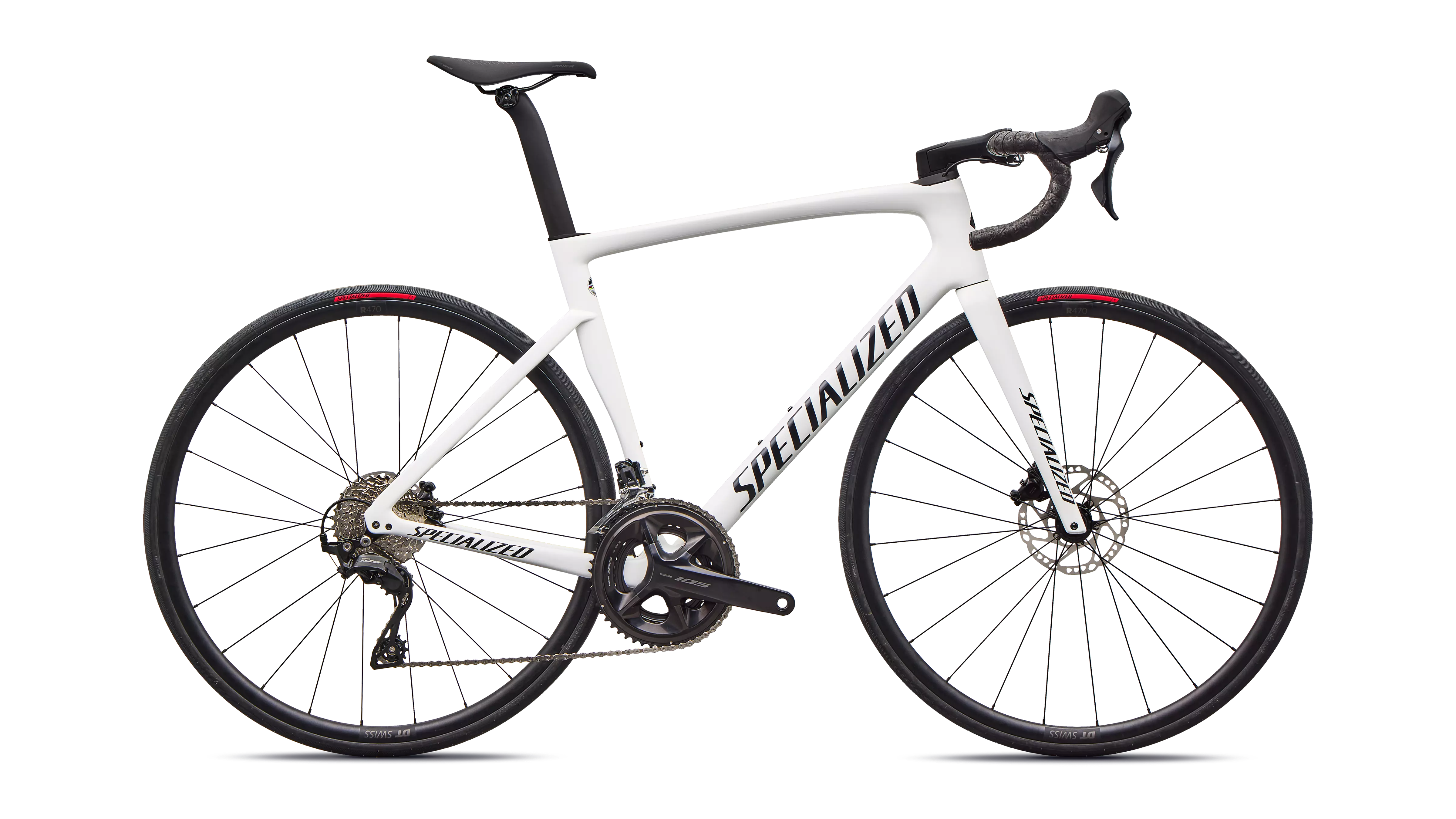Product Image for Specialized Tarmac SL7 Sport - 24-växlad, Gloss White/Dark Navy Metallic, Ramstorlek: 61