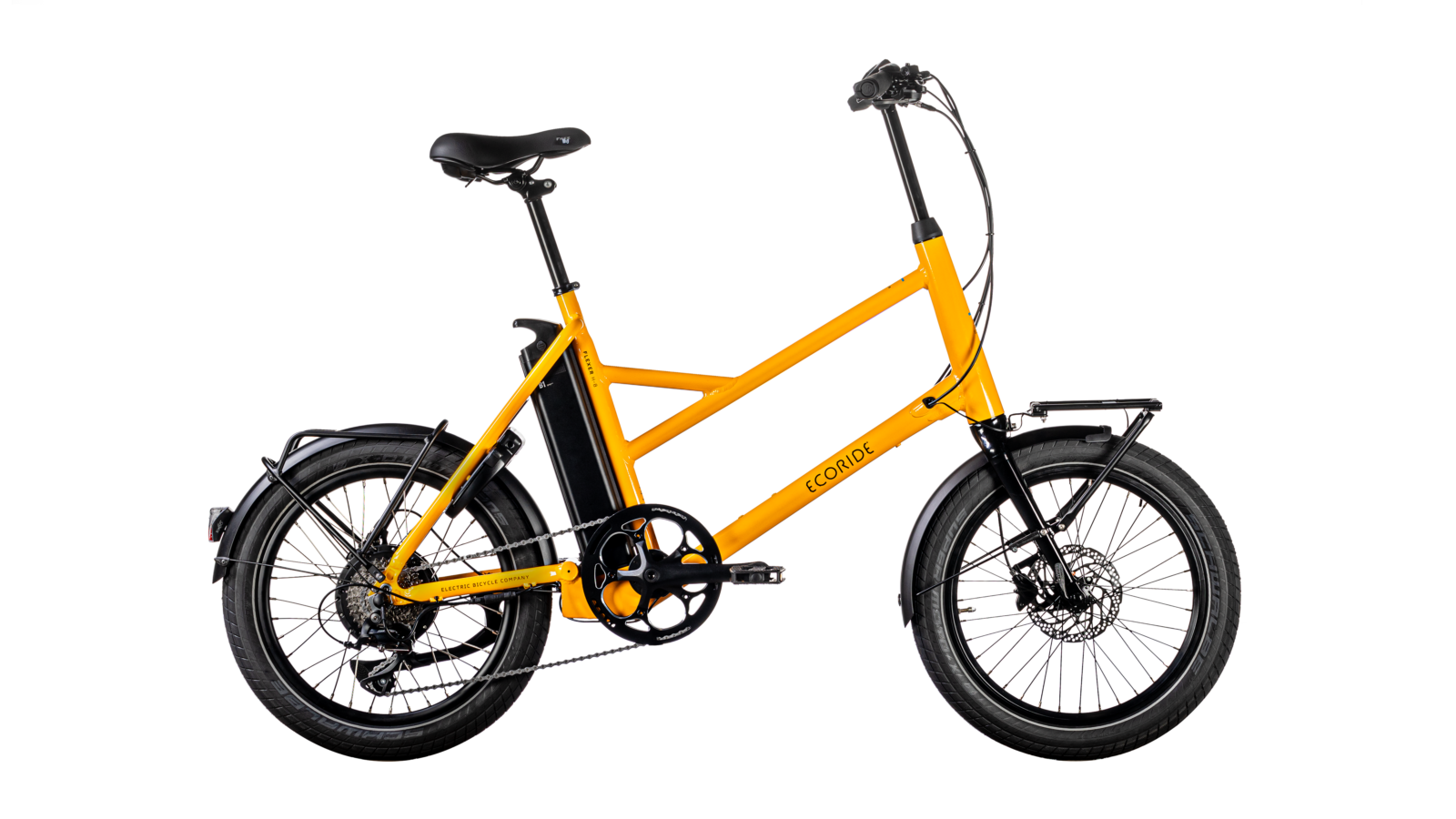 Product Image for Ecoride Flexer HS H-9 20 - Elcykel - 9-växlad, Gul, Ramstorlek: 20