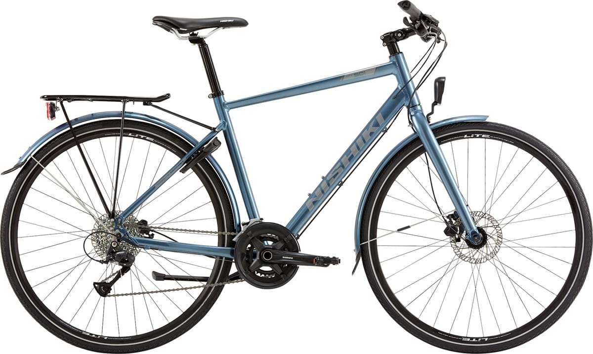 Product Image for Nishiki City 501 Herr - 18-växlad, Ishavsblå, Ramstorlek: 24
