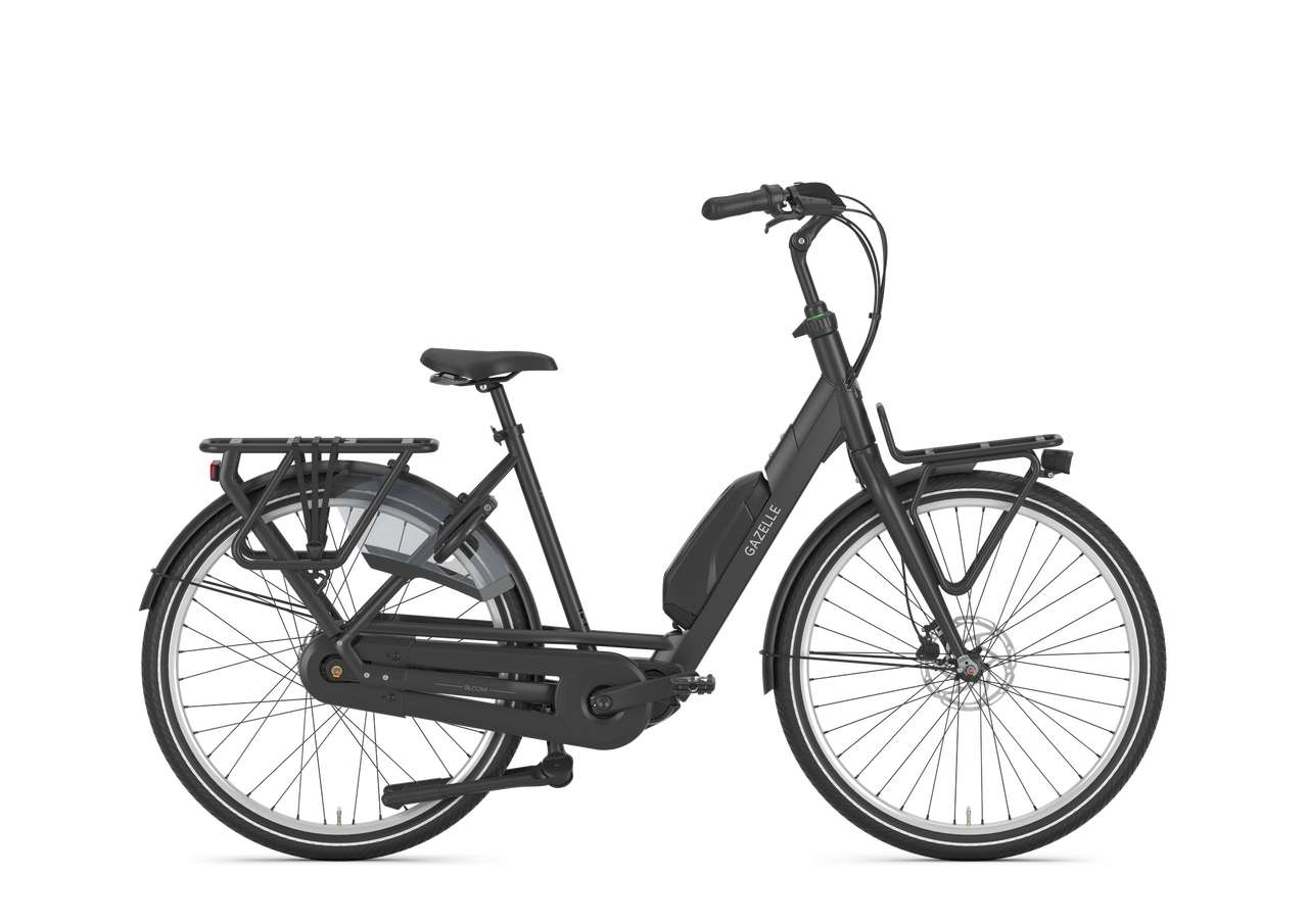 Product Image for Gazelle Bloom C310 HMS 630Wh - Elcykel - Steglösa-växlad, Black, Ramstorlek: 61