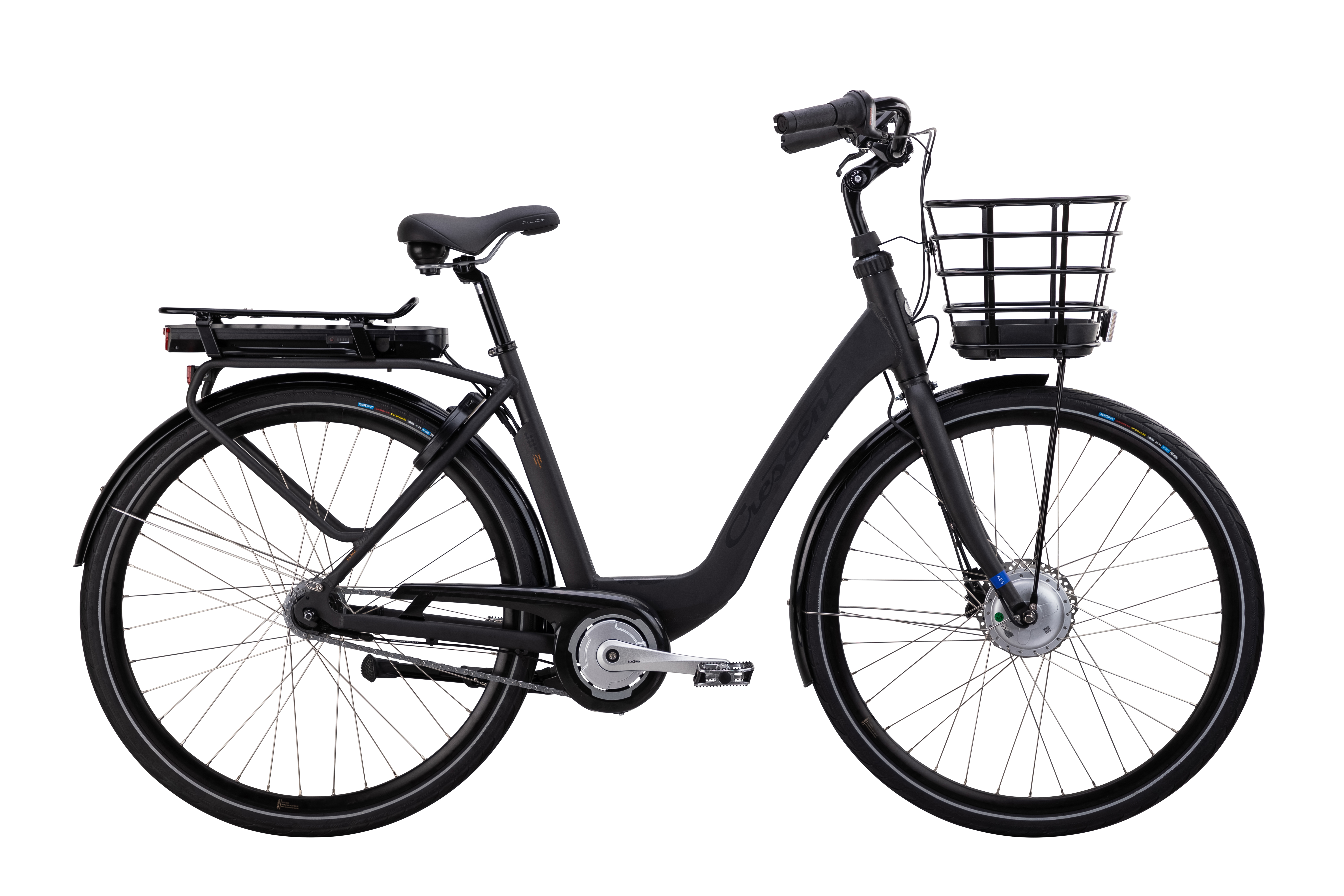 Product Image for Crescent Elma 7-vxl - Elcykel - 7-växlad, Svart, Ramstorlek: 55